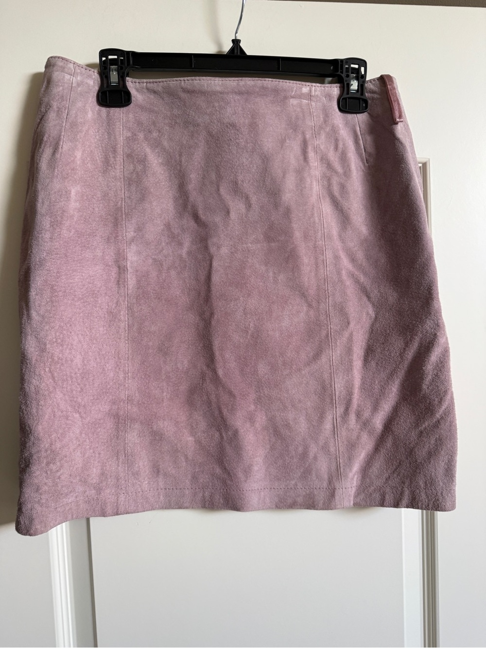 Sundance Pink Suede Mini Skirt